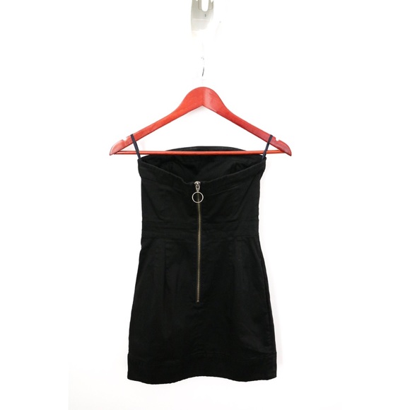 French Connection Black Strapless Dress - Picture 5 of 8